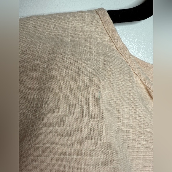 Cleobella - 100% Organic Cotton - Peach Needle Point Sleeve Blouse - Small - Picture 9 of 11